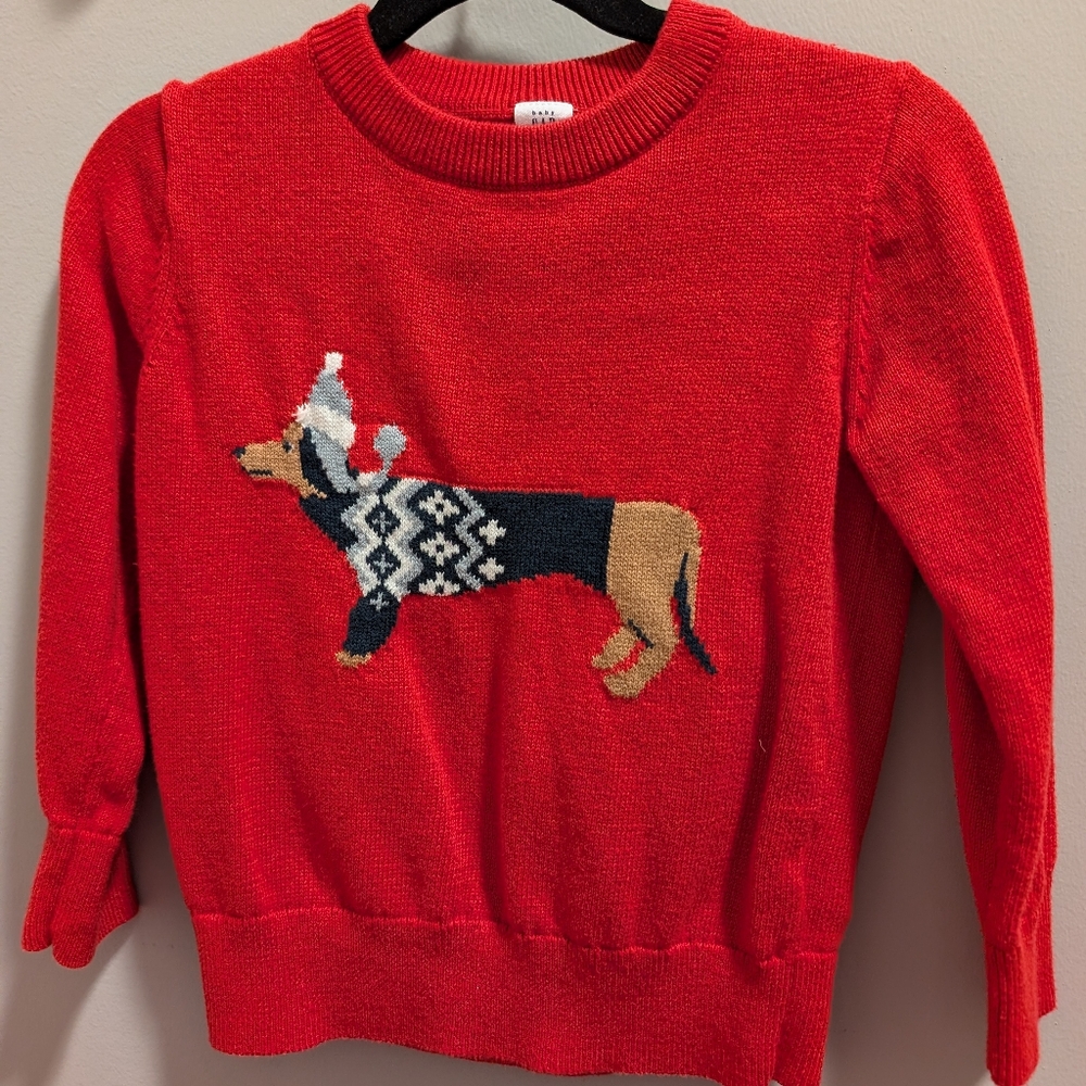 Baby Gap Boys Holiday Dog Sweater